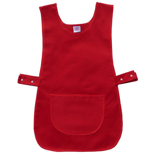 Bright Red Pocket Tabard with Adjustable Size Straps