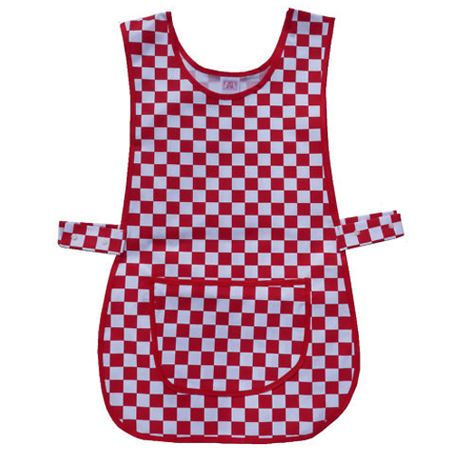 Red Chequered Work Tabard