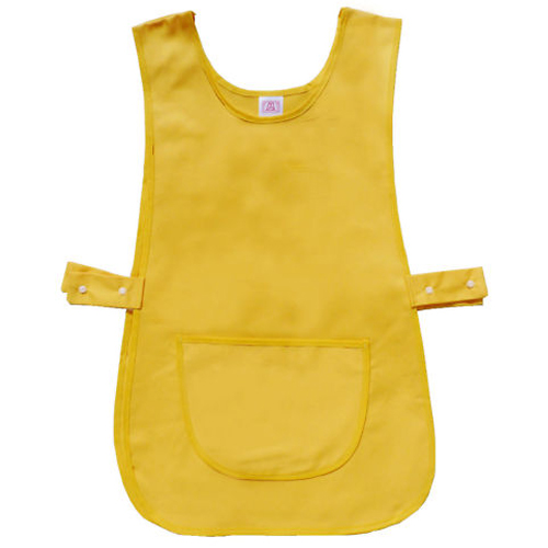 Summer Yellow Polycotton Tabard with Pocket